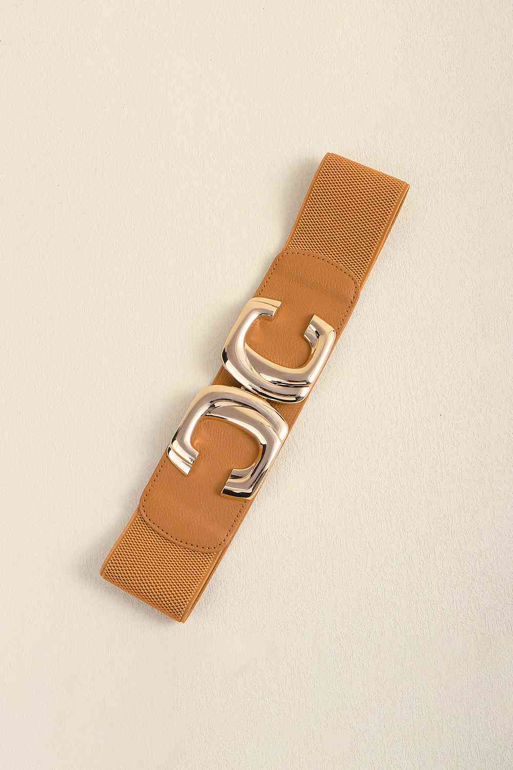Zinc Alloy Buckle Elastic Wide Belt - Estora_Online
