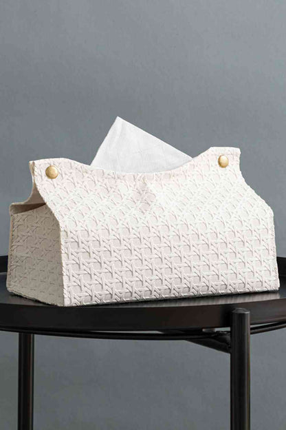 2-Pack Woven Tissue Box Covers - Estora_Online