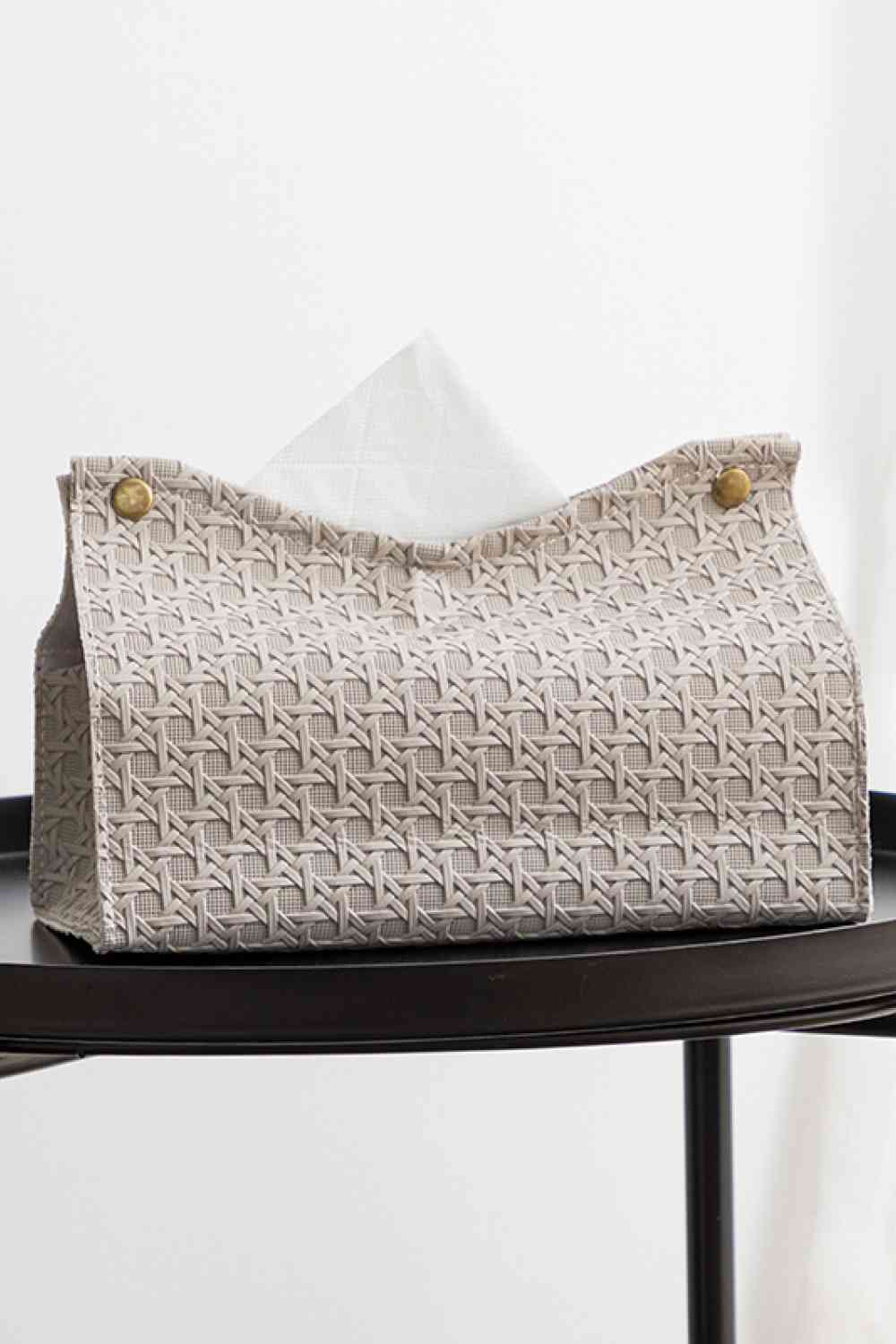 2-Pack Woven Tissue Box Covers - Estora_Online