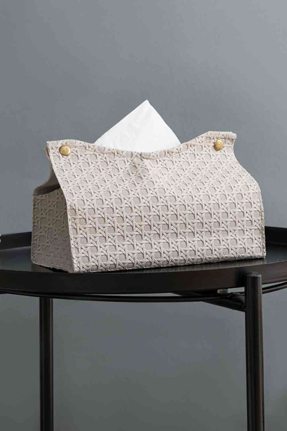 2-Pack Woven Tissue Box Covers - Estora_Online