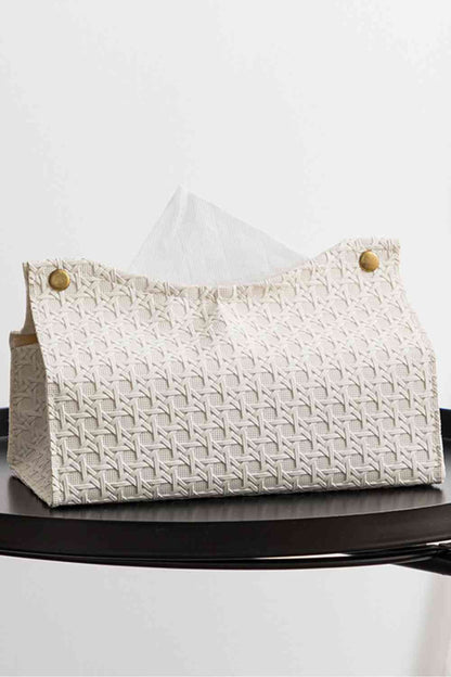 2-Pack Woven Tissue Box Covers - Estora_Online