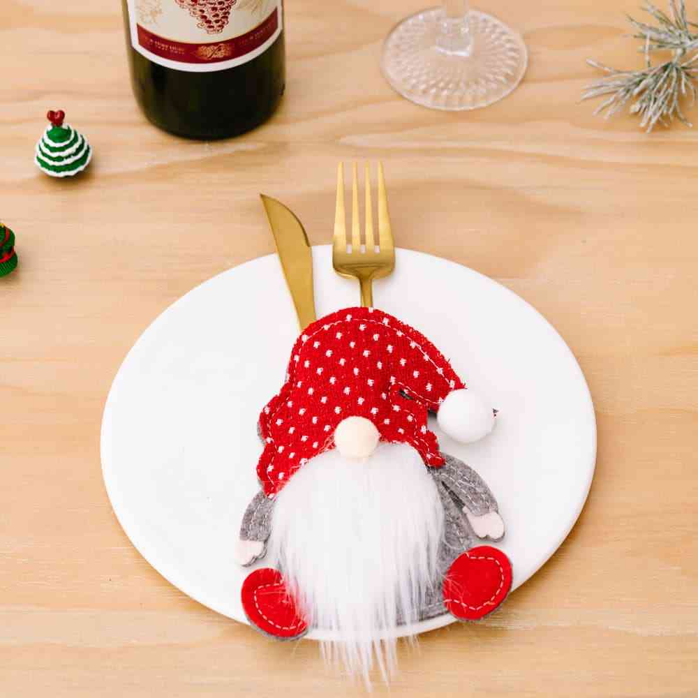 3-Piece Faceless Gnome Cutlery Holders - Estora_Online