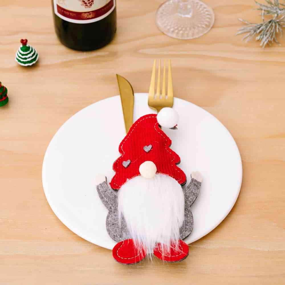 3-Piece Faceless Gnome Cutlery Holders - Estora_Online