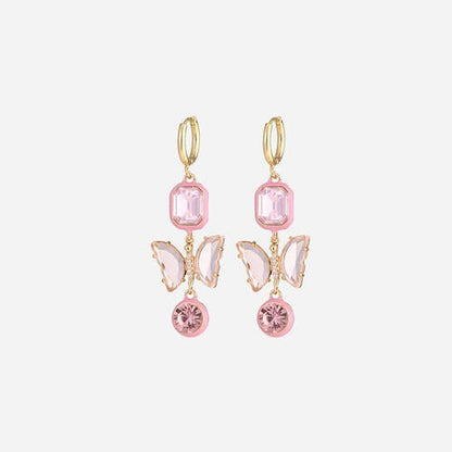 3-Piece Heart, Butterfly Shape Earrings - Estora_Online