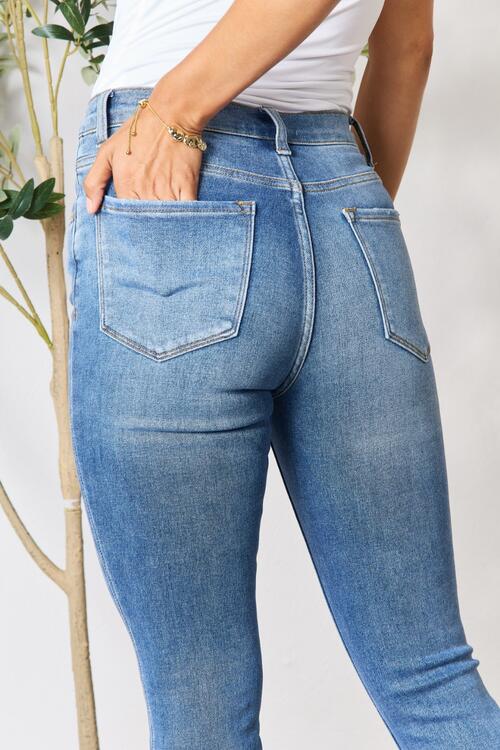 BAYEAS Skinny Cropped Jeans - Estora_Online