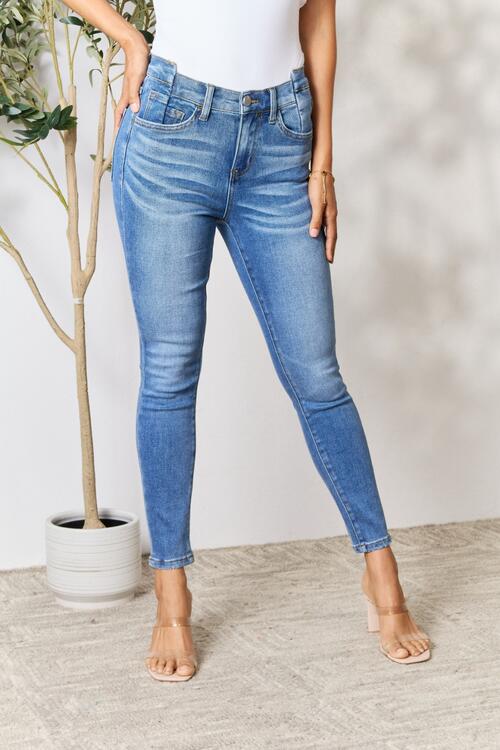 BAYEAS Skinny Cropped Jeans - Estora_Online