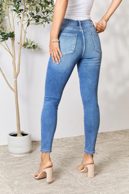 BAYEAS Skinny Cropped Jeans - Estora_Online