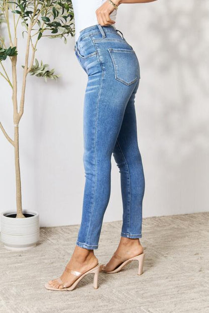 BAYEAS Skinny Cropped Jeans - Estora_Online