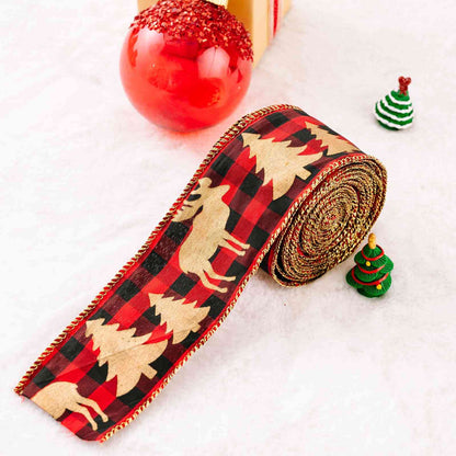 Christmas Polyester Ribbon - Estora_Online