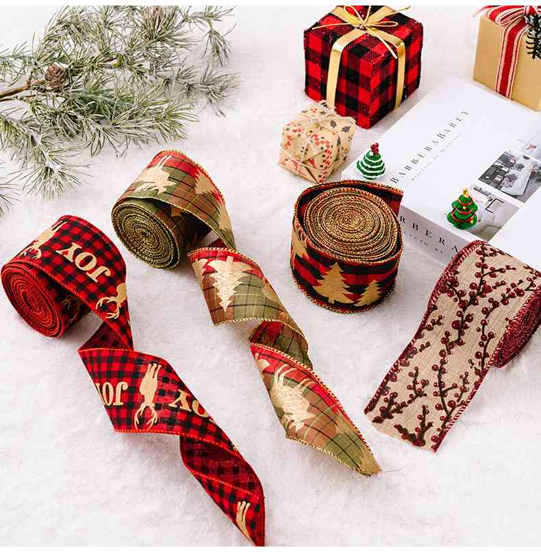 Christmas Polyester Ribbon - Estora_Online