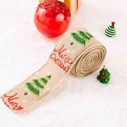 Christmas Polyester Ribbon - Estora_Online