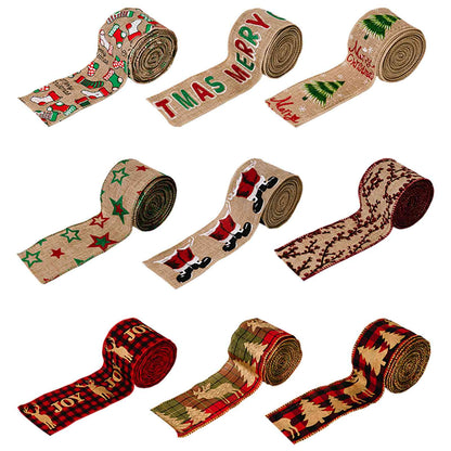 Christmas Polyester Ribbon - Estora_Online