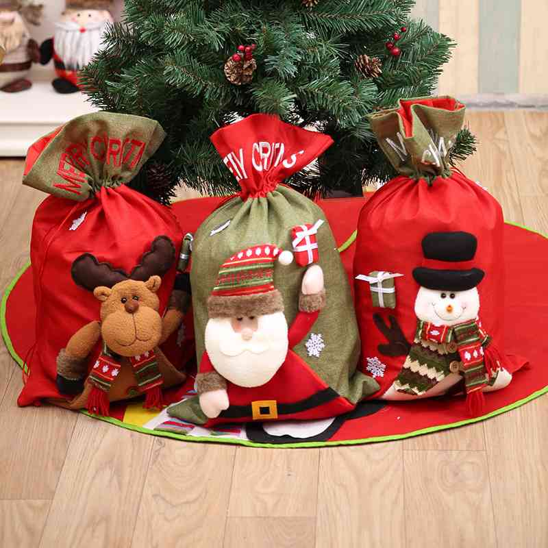 Drawstring Christmas Gift Bag - Estora_Online