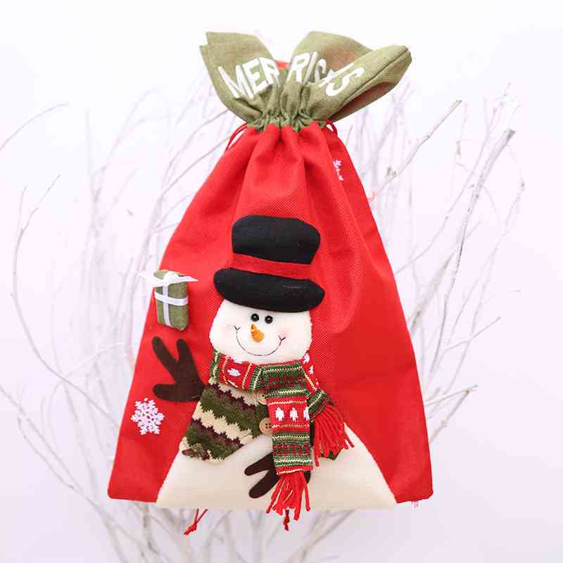 Drawstring Christmas Gift Bag - Estora_Online