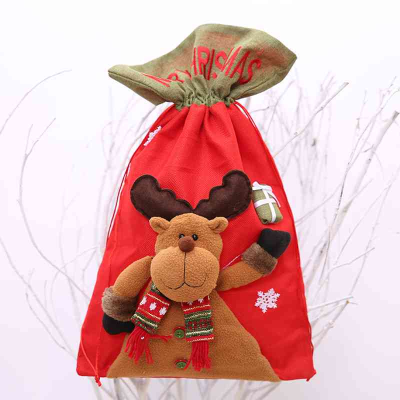 Drawstring Christmas Gift Bag - Estora_Online