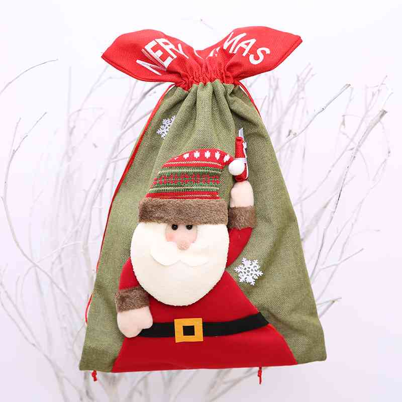 Drawstring Christmas Gift Bag - Estora_Online