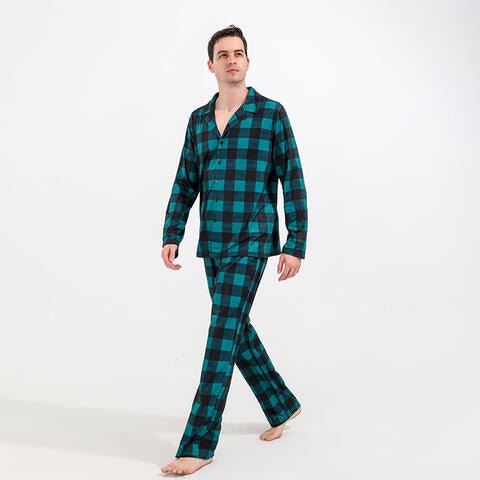 Men Plaid Shirt and Pants Set - Estora_Online