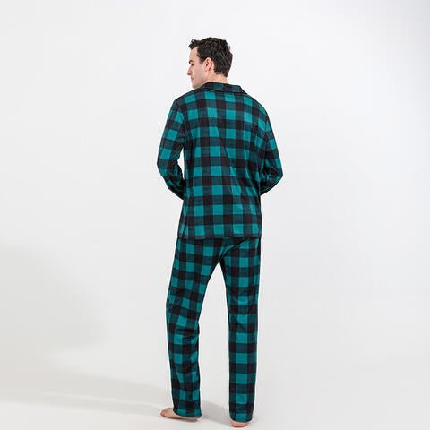 Men Plaid Shirt and Pants Set - Estora_Online