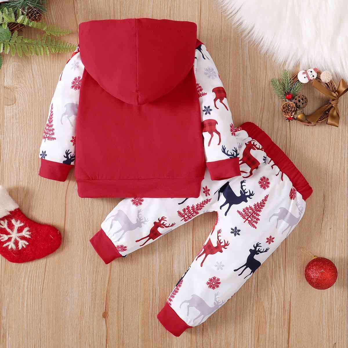 MERRY CHRISTMAS Hoodie and Pants Set - Estora_Online