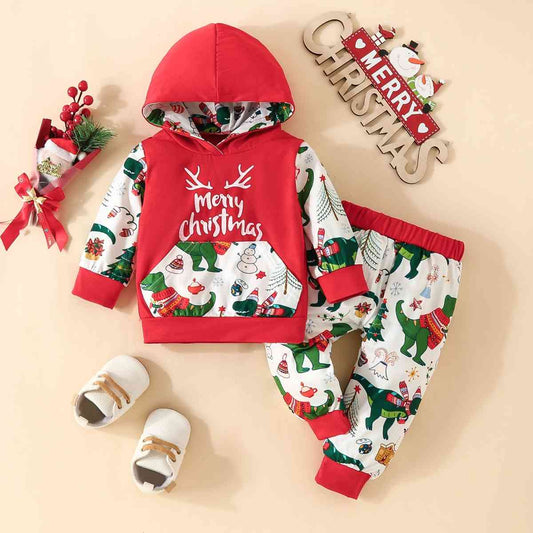 MERRY CHRISTMAS Hoodie and Pants Set - Estora_Online