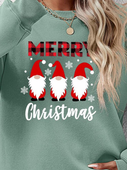 MERRY CHRISTMAS Long Sleeve Sweatshirt - Estora_Online