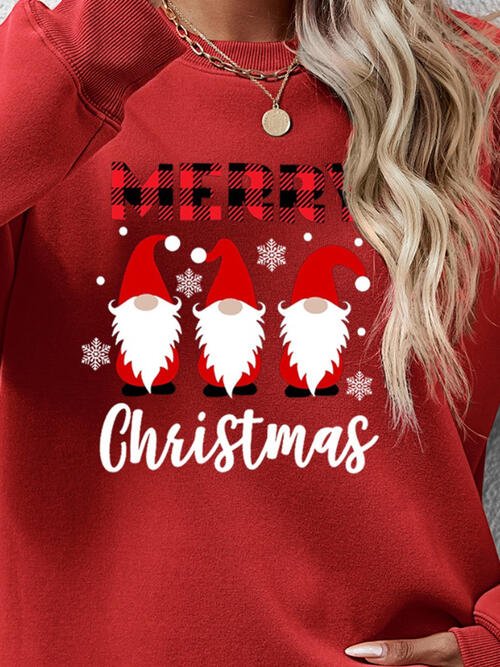 MERRY CHRISTMAS Long Sleeve Sweatshirt - Estora_Online