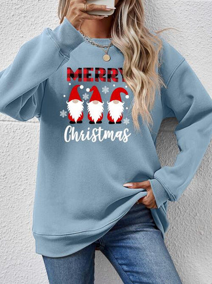 MERRY CHRISTMAS Long Sleeve Sweatshirt - Estora_Online