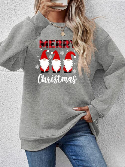 MERRY CHRISTMAS Long Sleeve Sweatshirt - Estora_Online