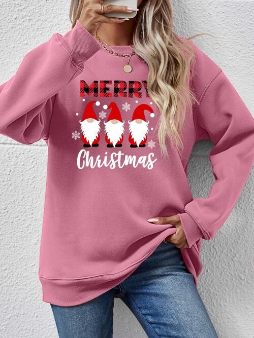 MERRY CHRISTMAS Long Sleeve Sweatshirt - Estora_Online