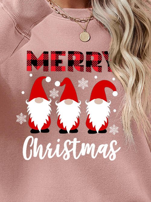 MERRY CHRISTMAS Long Sleeve Sweatshirt - Estora_Online