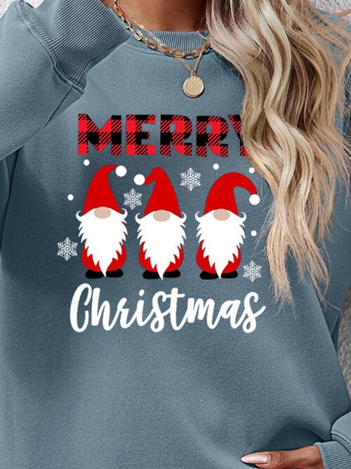 MERRY CHRISTMAS Long Sleeve Sweatshirt - Estora_Online