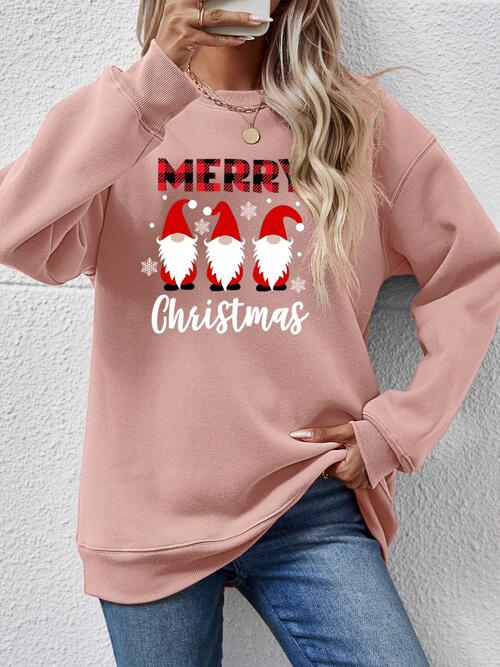 MERRY CHRISTMAS Long Sleeve Sweatshirt - Estora_Online