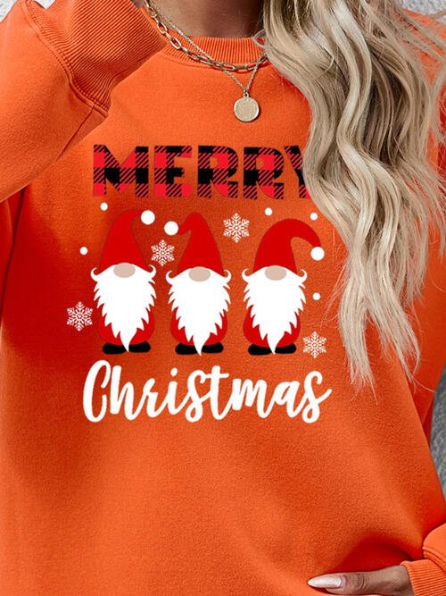 MERRY CHRISTMAS Long Sleeve Sweatshirt - Estora_Online