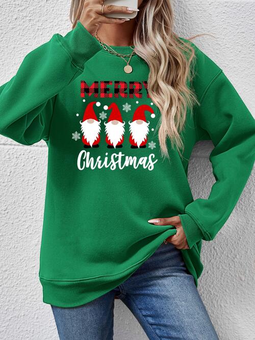 MERRY CHRISTMAS Long Sleeve Sweatshirt - Estora_Online