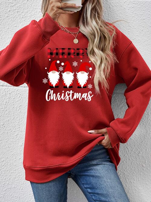 MERRY CHRISTMAS Long Sleeve Sweatshirt - Estora_Online