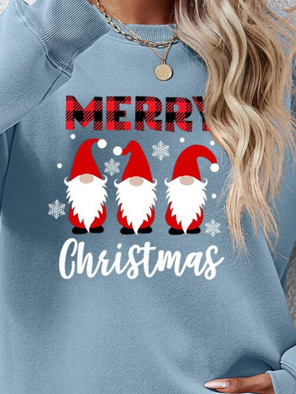 MERRY CHRISTMAS Long Sleeve Sweatshirt - Estora_Online