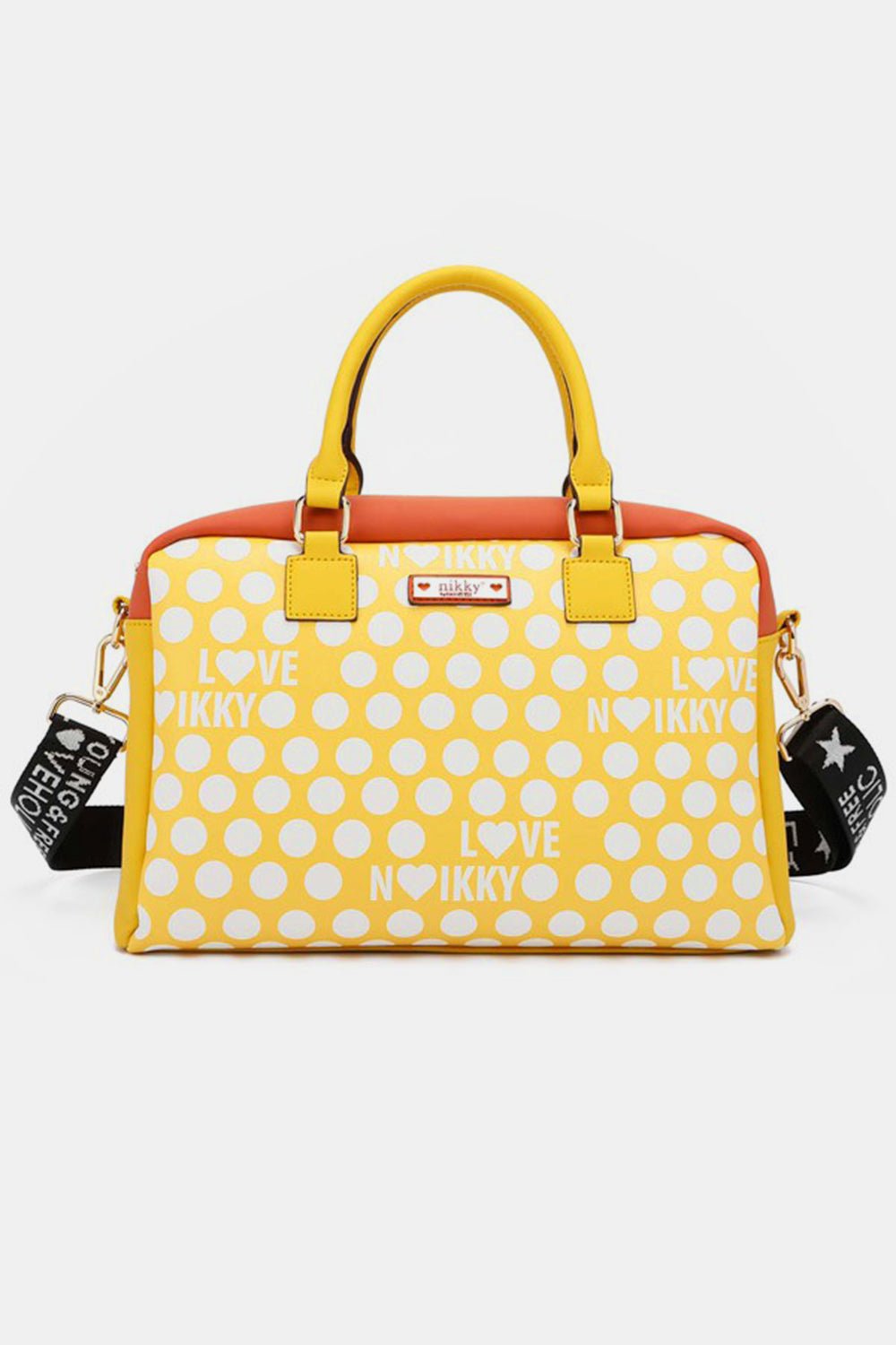 Nicole Lee USA Contrast Polka Dot Handbag - Estora_Online