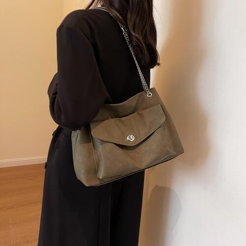 PU Leather Shoulder Bag - Estora_Online