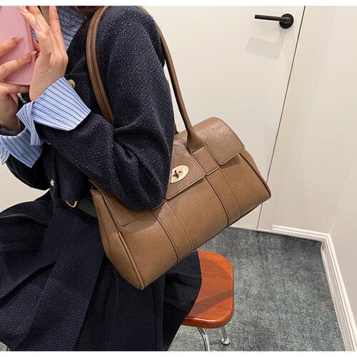 PU Leather Shoulder Bag - Estora_Online