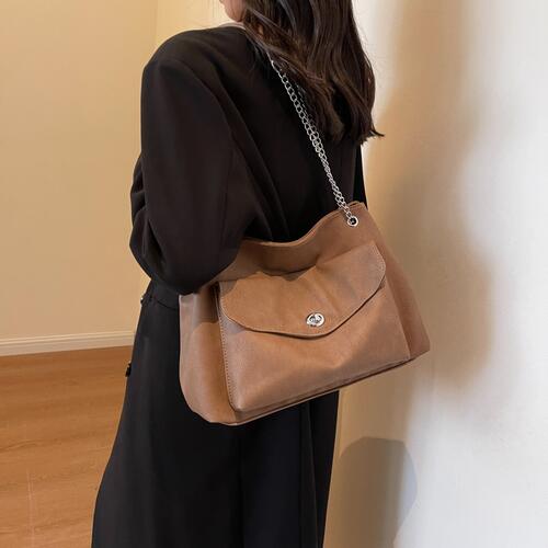 PU Leather Shoulder Bag - Estora_Online