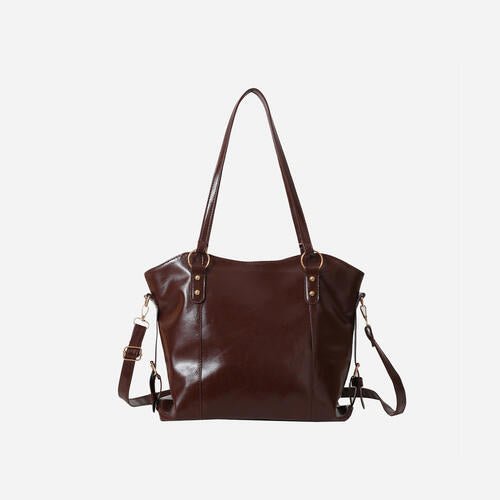 PU Leather Tote Bag - Estora_Online