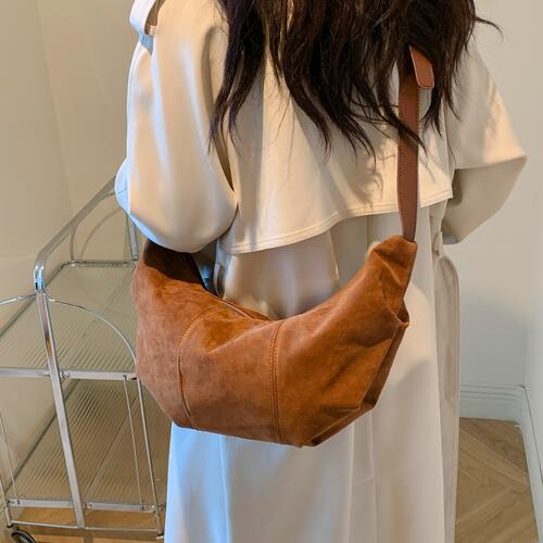 Suede Dumpling Bag - Estora_Online