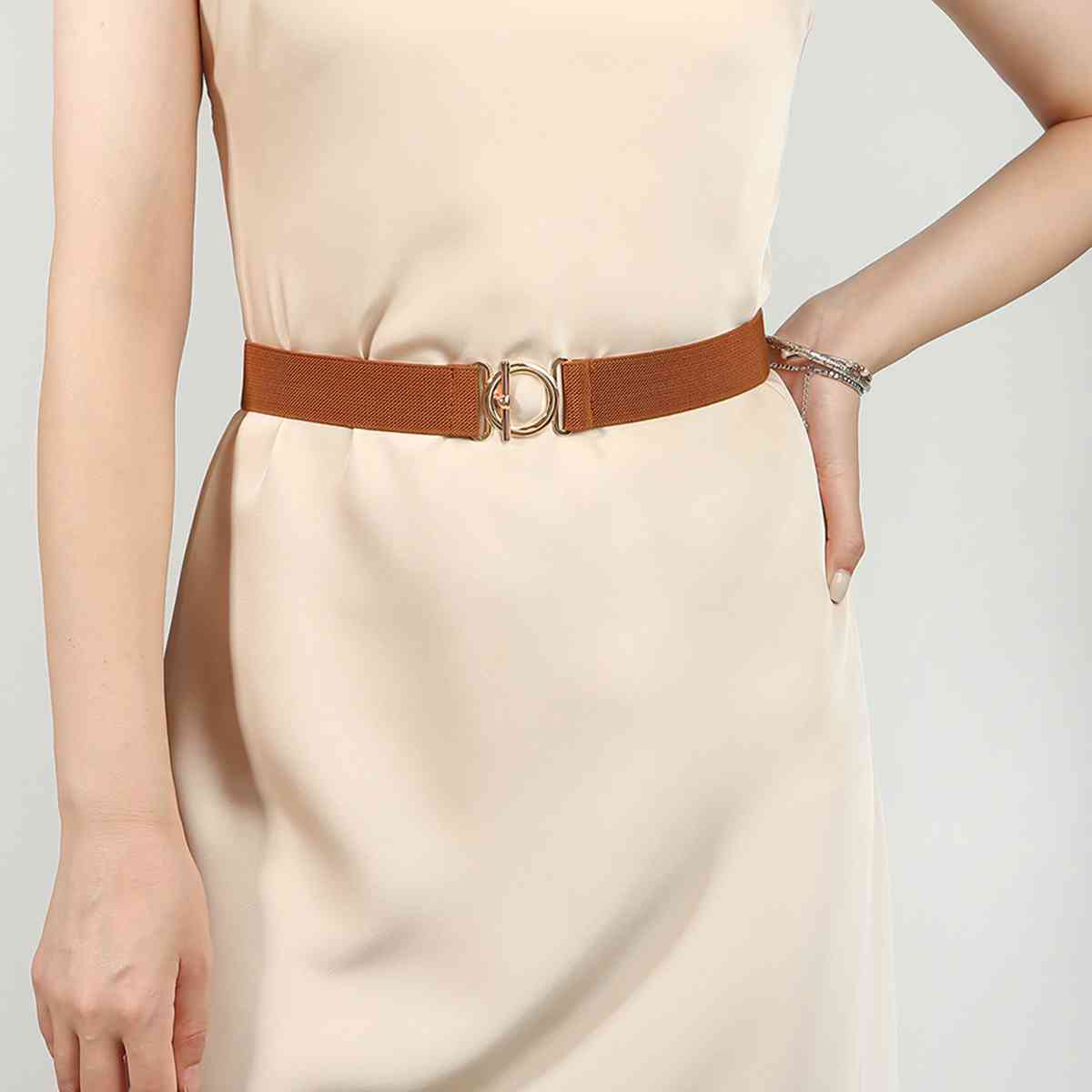 Toggle Clasp Elastic Belt - Estora_Online
