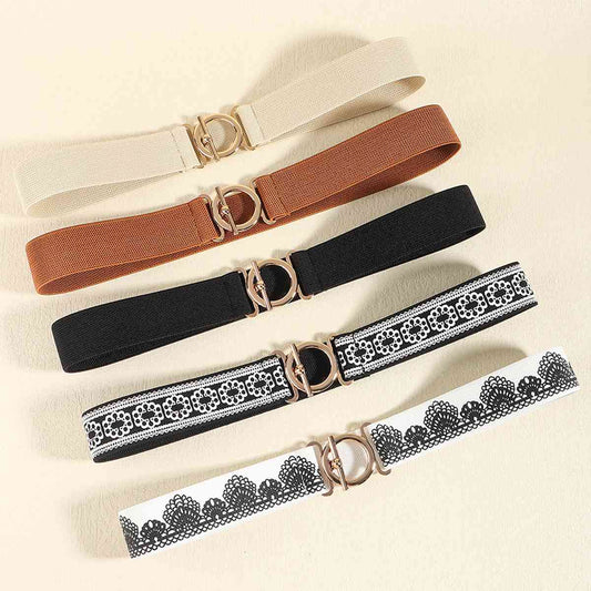 Toggle Clasp Elastic Belt - Estora_Online