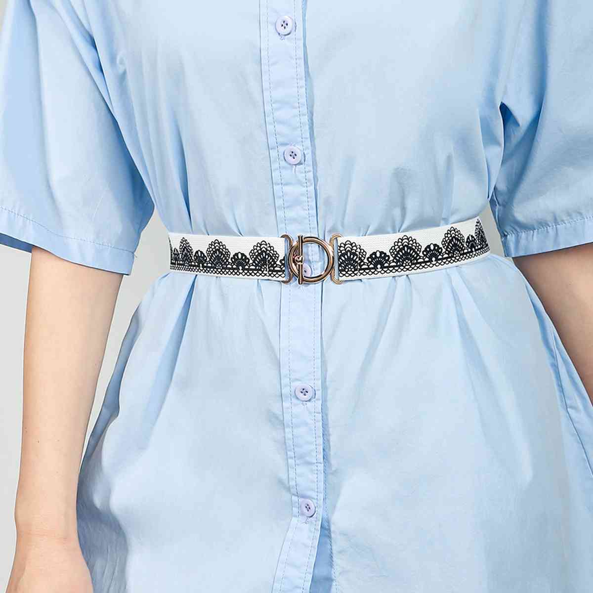 Toggle Clasp Elastic Belt - Estora_Online
