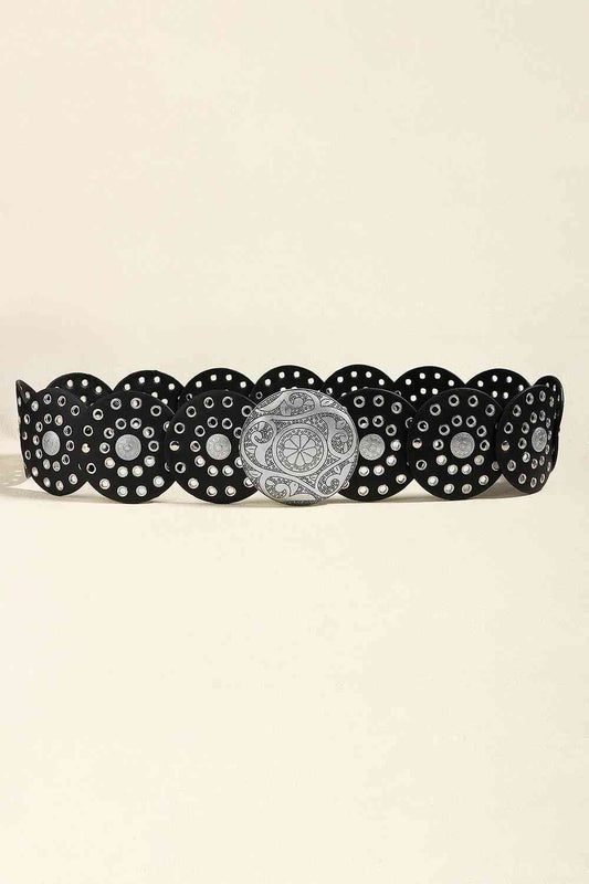 Vintage PU Leather Wide Belt - Estora_Online